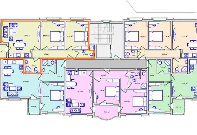 Тристаен апартамент в Хасково, Център - 91 кв.м за 588 €/кв.м - Снимка #1
