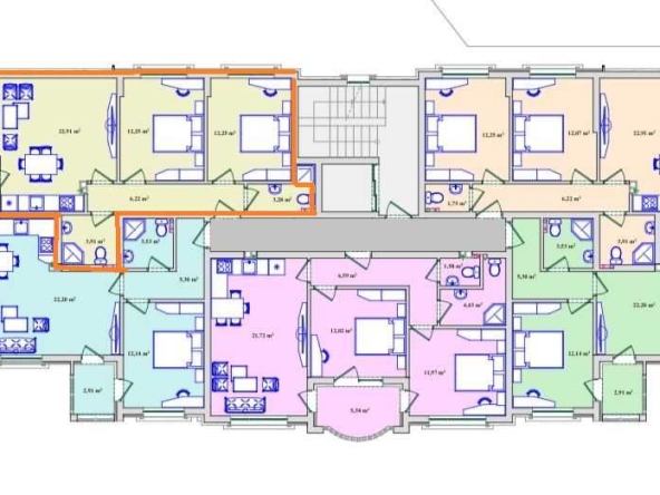 Тристаен апартамент в Хасково, Център - 91 кв.м за 588 €/кв.м - Снимка #1