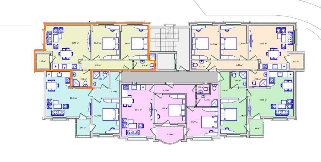 Тристаен апартамент в Хасково, Център - 91 кв.м за 588 €/кв.м - Снимка #1