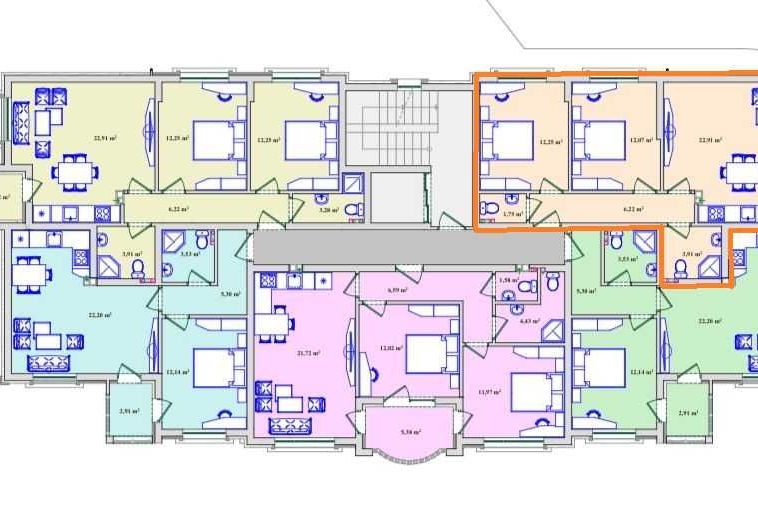 Тристаен апартамент в Хасково, Център - 89 кв.м за 586 €/кв.м - Снимка #1