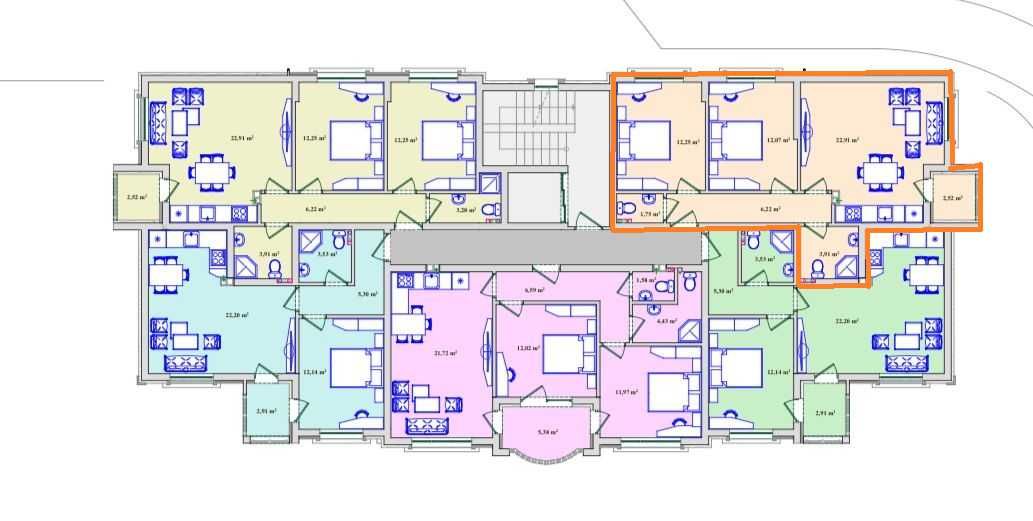 Тристаен апартамент в Хасково, Център - 89 кв.м за 586 €/кв.м - Снимка #1
