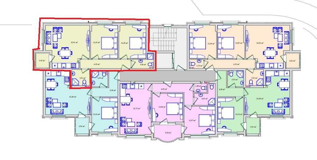 Тристаен апартамент в Хасково, Център - 91 кв.м за 588 €/кв.м - Снимка #1