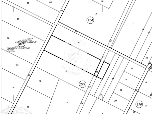 Парцел в Пловдив, Прослав - 5246 кв.м за 20 €/кв.м - Снимка #1