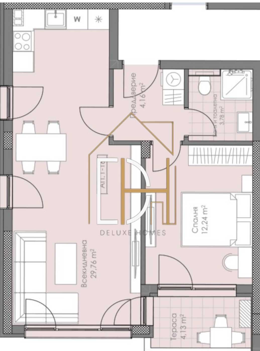 Двустаен апартамент в Пловдив, Остромила - 75 кв.м за 1110 €/кв.м - Снимка #1