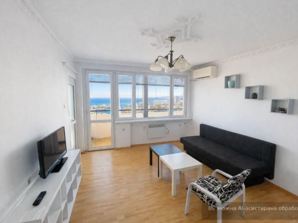 Дава се под наем Двустаен апартамент в Варна, Чайка - 70 кв.м за 448.8 € - Снимка #1