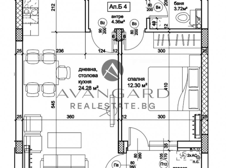 Двустаен апартамент в Пловдив, Кючук Париж - 70 кв.м за 1350 €/кв.м - Снимка #1