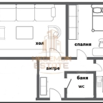 Тристаен апартамент в Варна, Левски - 68 кв.м за 1268 €/кв.м - Снимка #1