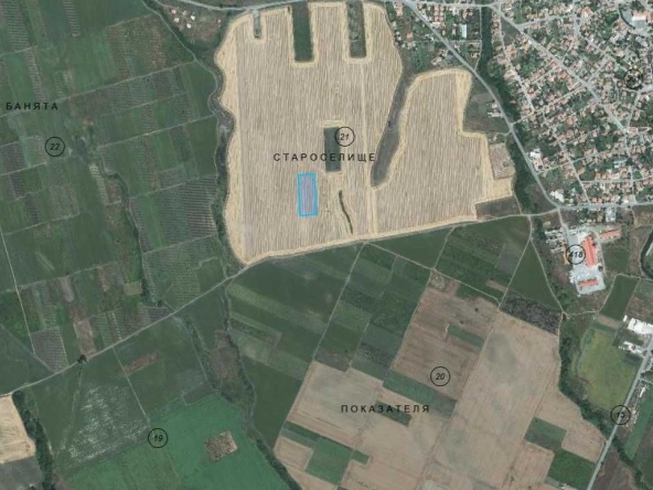 Парцел в Бургас, Сарафово - 7022 кв.м за 4 €/кв.м - Снимка #1