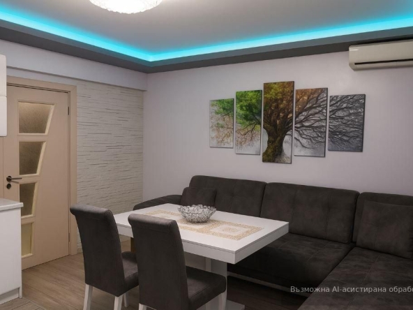 Дава се под наем Тристаен апартамент в Варна, Зимно кино Тракия - 80 кв.м за 498.27 € - Снимка #1