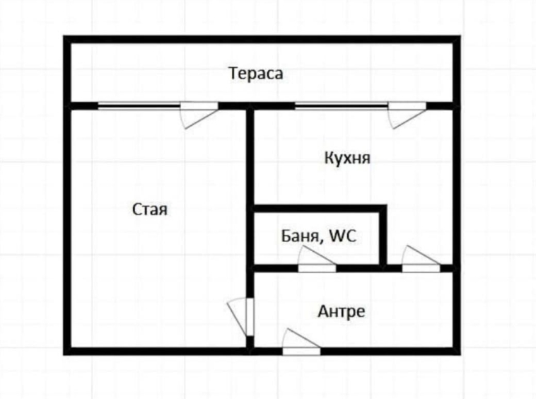Едностаен апартамент в Горна Оряховица - 40 кв.м за 842 €/кв.м - Снимка #1