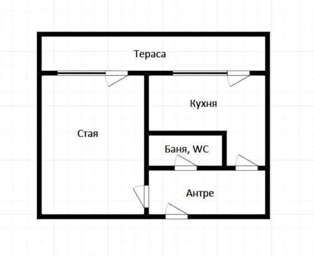 Едностаен апартамент в Горна Оряховица - 40 кв.м за 842 €/кв.м - Снимка #1