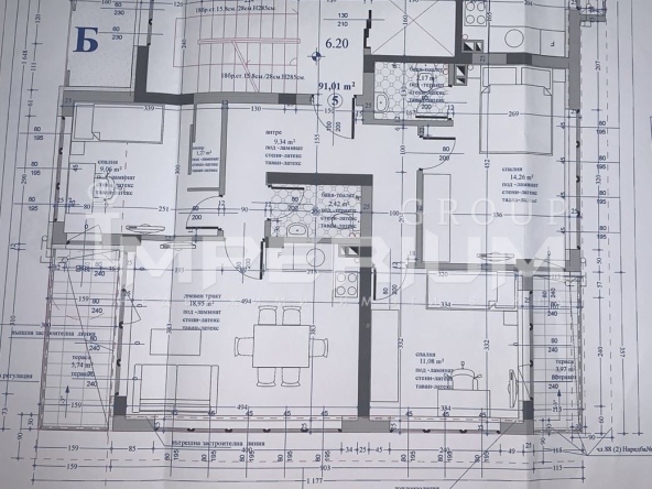 Четиристаен апартамент в Варна, Кайсиева градина - 114 кв.м за 1663 €/кв.м - Снимка #1