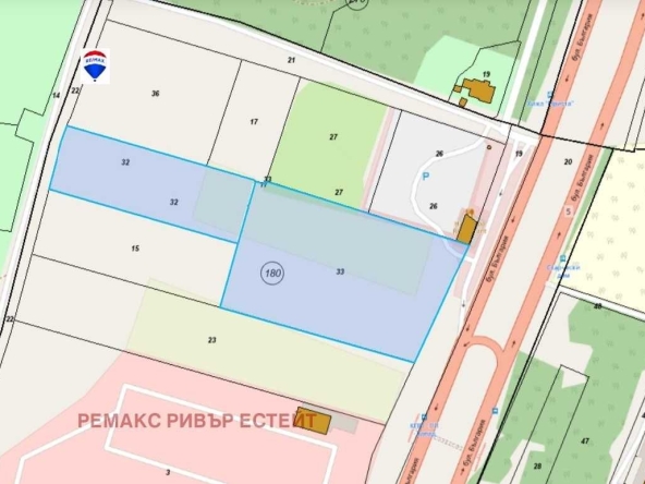 Парцел в Русе, Промишлена зона - Запад - 17707 кв.м за 50 €/кв.м - Снимка #1