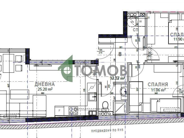 Тристаен апартамент в Стара Загора, Казански - 115 кв.м за 923 €/кв.м - Снимка #1