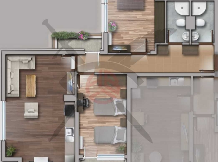 Тристаен апартамент в София, Хаджи Димитър - 119 кв.м за 2502 €/кв.м - Снимка #1