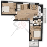 Тристаен апартамент в София, Люлин 4 - 88 кв.м за 1492 €/кв.м - Снимка #1