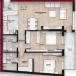 Тристаен апартамент в София, Люлин 2 - 123 кв.м за 1496 €/кв.м - Снимка #1