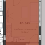 Едностаен апартамент в Пловдив, Христо Смирненски - 35 кв.м за 1629 €/кв.м - Снимка #1