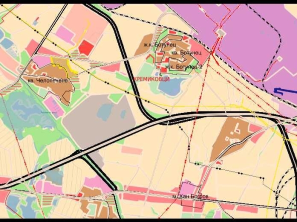 Парцел в София, Център - 7533 кв.м за 102 €/кв.м - Снимка #1