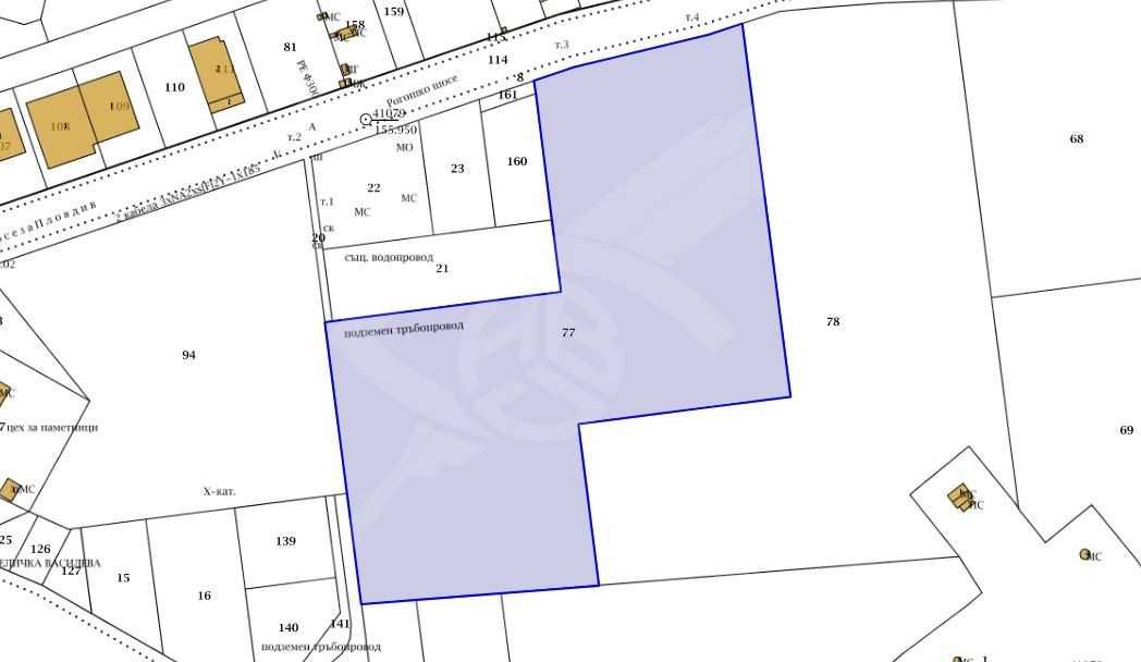 Парцел в Пловдив, Индустриална зона - Север - 43998 кв.м за 26 €/кв.м - Снимка #1