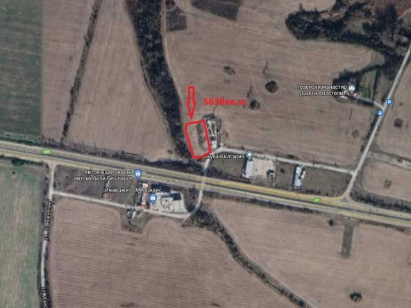 Парцел в с. Лозен, Област София-град - 5638 кв.м за 61 €/кв.м - Снимка #1