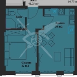 Двустаен апартамент в София, Банишора - 52 кв.м за 1501 €/кв.м - Снимка #1