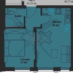 Двустаен апартамент в София, Банишора - 51 кв.м за 2283 €/кв.м - Снимка #1