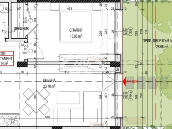 Двустаен апартамент в к.к. Слънчев бряг - 77 кв.м за 590 €/кв.м - Снимка #1