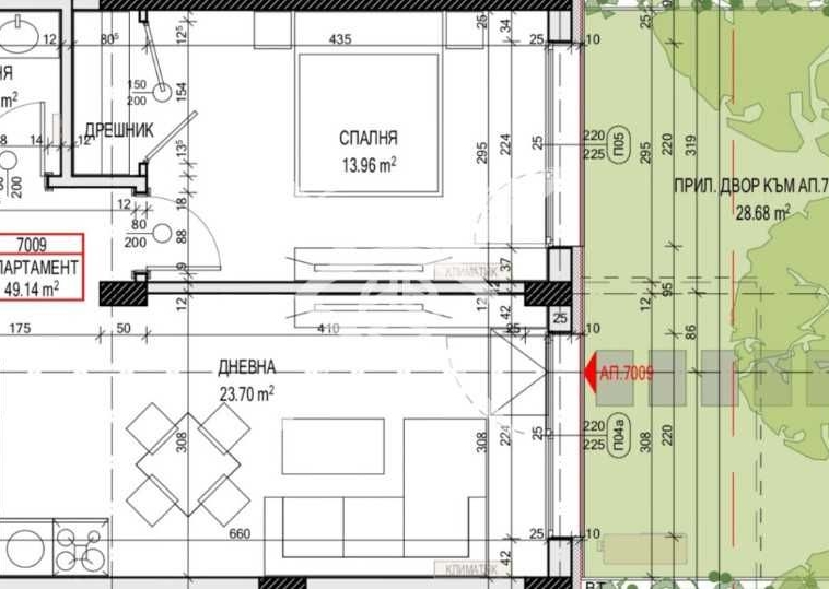 Двустаен апартамент в к.к. Слънчев бряг - 77 кв.м за 1156 €/кв.м - Снимка #1