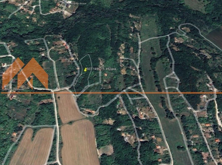 Парцел в с. Осеново, Област Варна - 5492 кв.м за 5 €/кв.м - Снимка #1