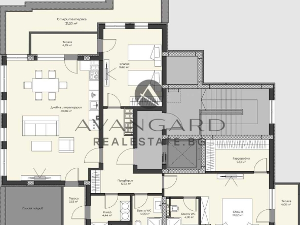 Тристаен апартамент в Пловдив, Христо Смирненски - 194 кв.м за 1499 €/кв.м - Снимка #1