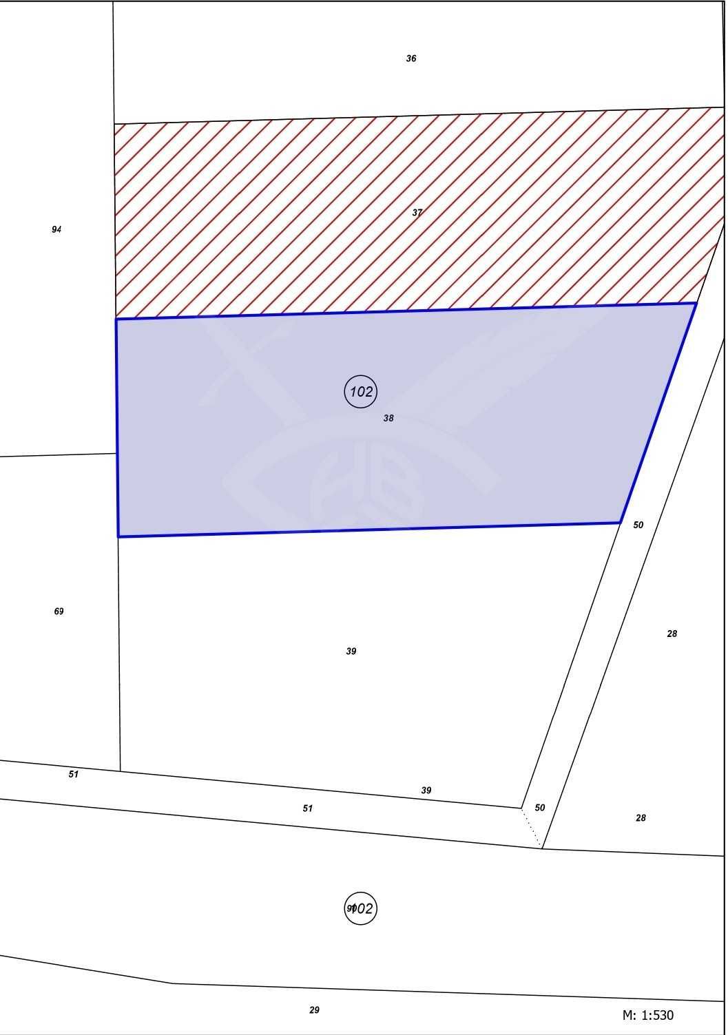 Парцел в Пловдив, Тракия - 2001 кв.м за 23 €/кв.м - Снимка #1