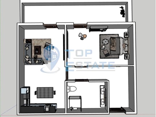 Двустаен апартамент в Велико Търново, Бузлуджа - 104 кв.м за 1053 €/кв.м - Снимка #1