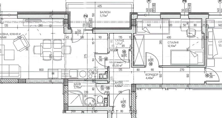 Тристаен апартамент в Пловдив, Младежки Хълм - 104 кв.м за 943 €/кв.м - Снимка #1