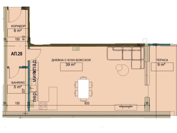 Едностаен апартамент в Търговище, Вароша - 77 кв.м за 1007 €/кв.м - Снимка #1
