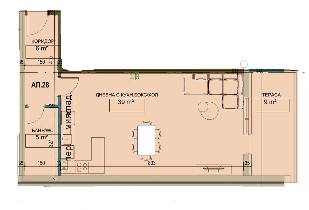 Едностаен апартамент в Търговище, Вароша - 77 кв.м за 1007 €/кв.м - Снимка #1