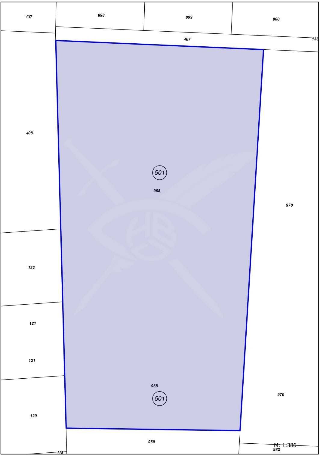 Парцел в Пловдив, Индустриална зона - Север - 4955 кв.м за 4 €/кв.м - Снимка #1
