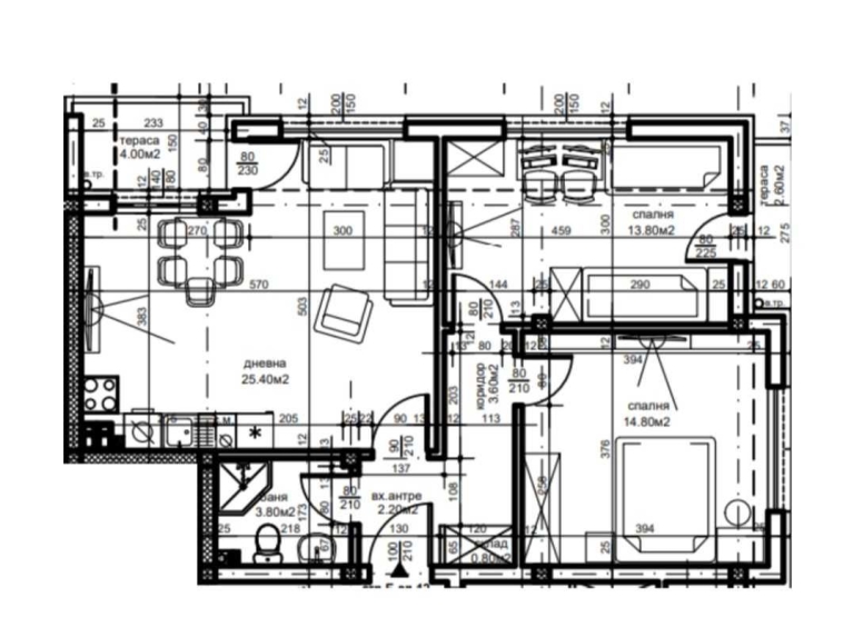 Тристаен апартамент в Пловдив, Беломорски - 89 кв.м за 556 €/кв.м - Снимка #1