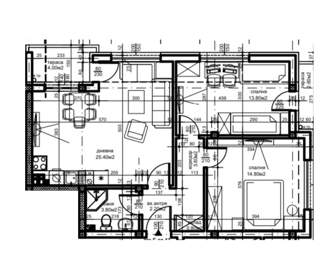 Тристаен апартамент в Пловдив, Беломорски - 89 кв.м за 556 €/кв.м - Снимка #1