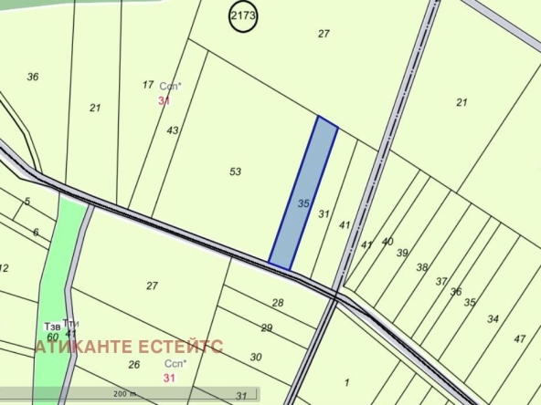 Парцел в Банкя - 2000 кв.м за 25 €/кв.м - Снимка #1