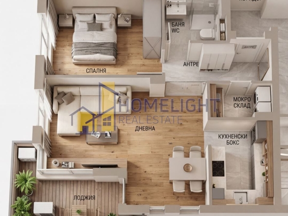 Двустаен апартамент в София, Младост 4 - 82 кв.м за 1113 €/кв.м - Снимка #1
