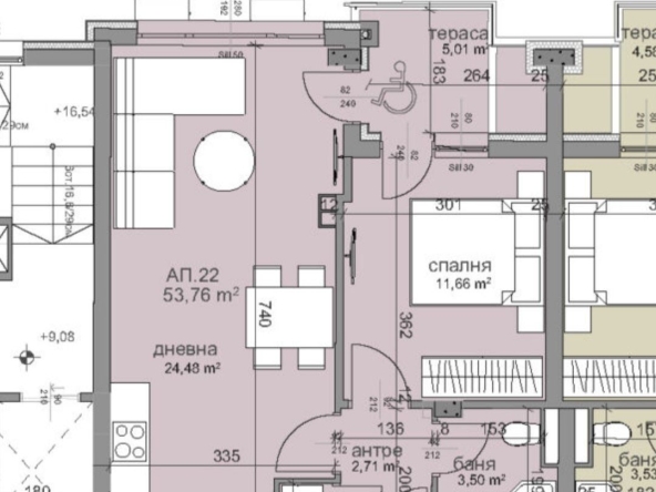 Двустаен апартамент в Бургас, Меден рудник - зона А - 62 кв.м за 1097 €/кв.м - Снимка #1