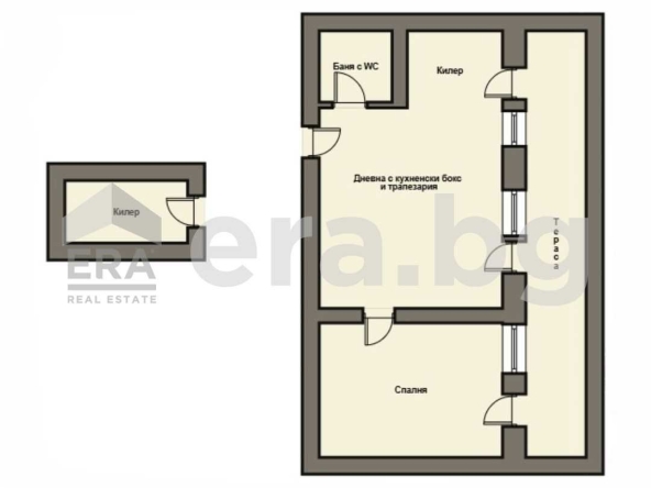 Двустаен апартамент в Варна, Базар Левски - 60 кв.м за 1760 €/кв.м - Снимка #1