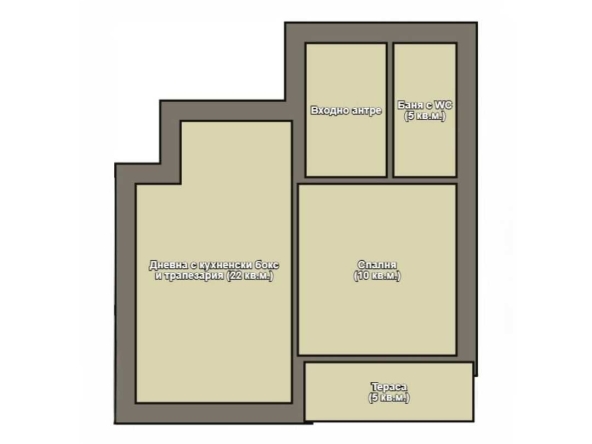 Двустаен апартамент в Варна, Изгрев - 58 кв.м за 1863 €/кв.м - Снимка #1