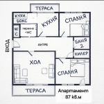 Тристаен апартамент в Пловдив, Изгрев - 87 кв.м за 469 €/кв.м - Снимка #1