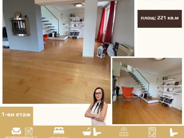 Мезонет в Търговище, Център - 221 кв.м за 716 €/кв.м - Снимка #1