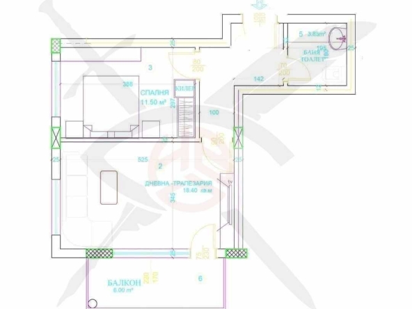 Двустаен апартамент в с. Левски, Област Варна - 53 кв.м за 1463 €/кв.м - Снимка #1