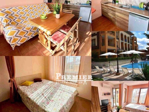 Едностаен апартамент в Свети Влас - 42 кв.м за 632 €/кв.м - Снимка #1