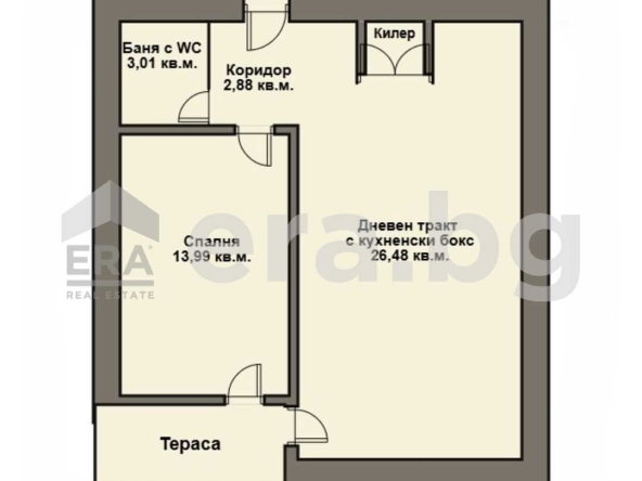 Двустаен апартамент в Варна, Възраждане 1 - 66 кв.м за 1894 €/кв.м - Снимка #1