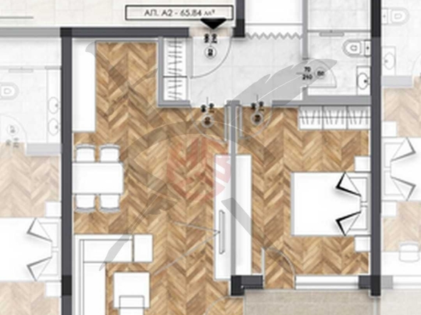 Двустаен апартамент в София, Люлин 6 - 76 кв.м за 1385 €/кв.м - Снимка #1